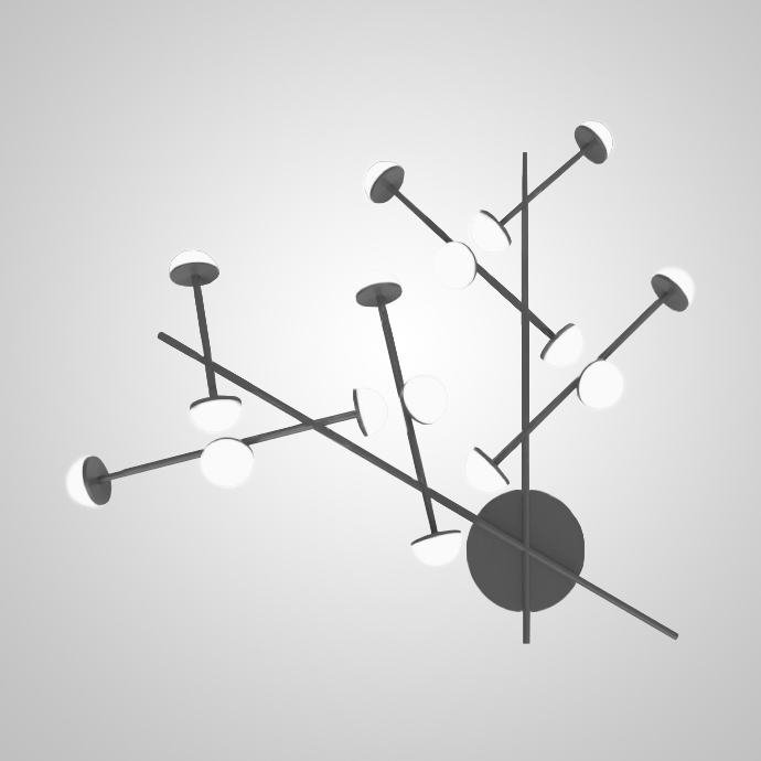 Настенный светильник HILVI WALL L83 White by ImperiumLoft