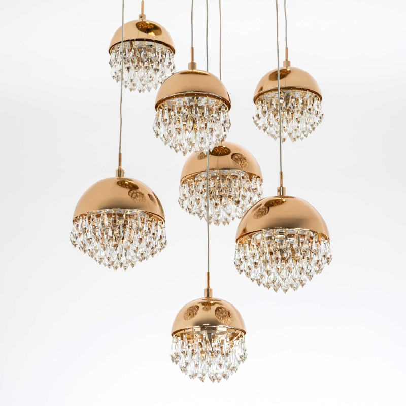 Каскадная люстра MODELUX ML.2210.7 GD