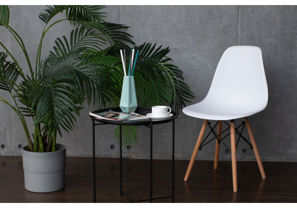 Журнальный стол Woodville Tray 47х51 black 15392