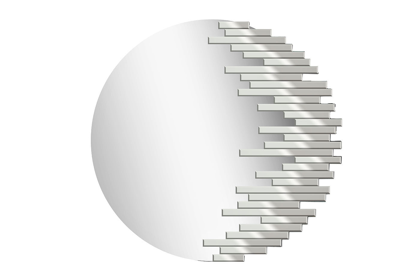 Зеркало круглое с декором Garda Decor 50SX-9300