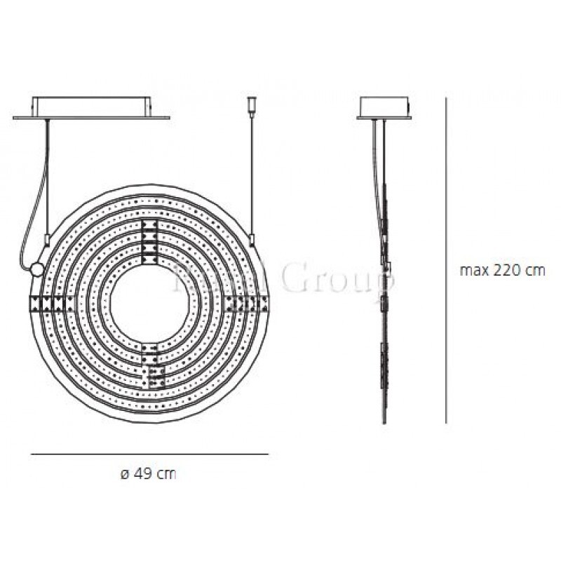 Подвесной светильник Artemide COPERNICO 500