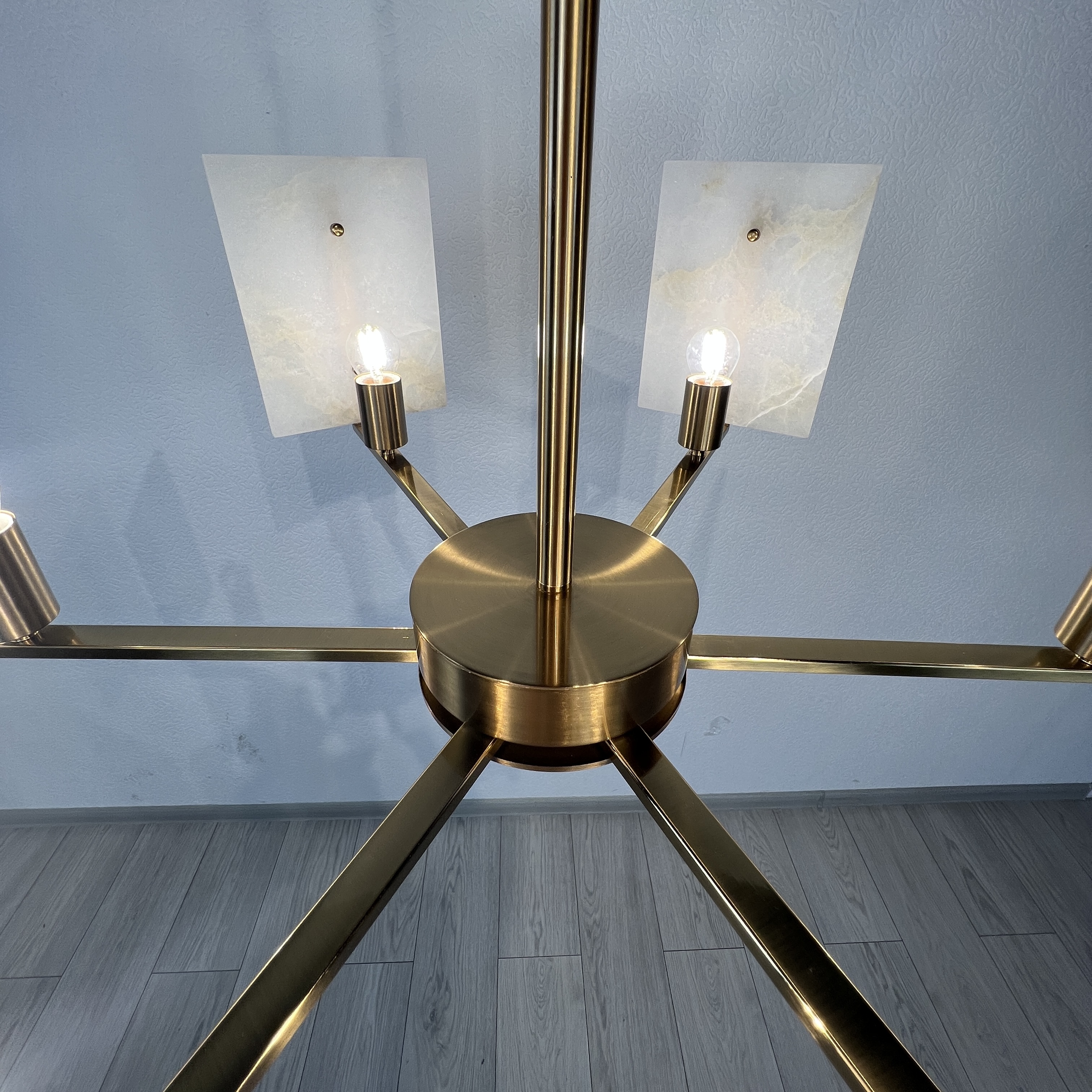 Люстра Marble Square Chandelier By Imperiumloft