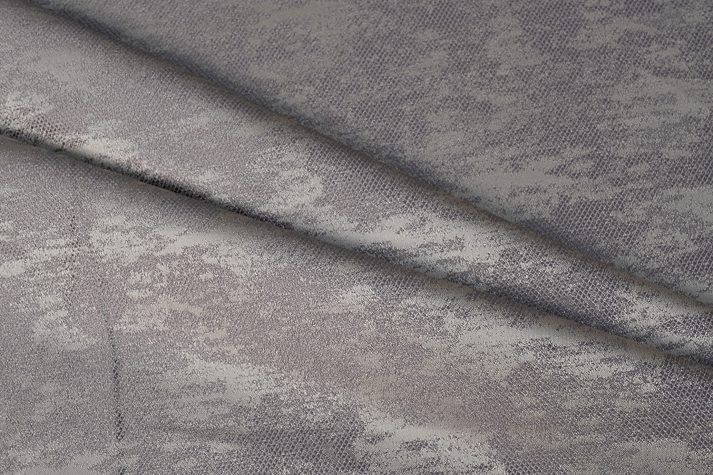 Ткань портьерная HOUSTON100 серая Garda Decor 133DC-HOUSTON100-1138-SER