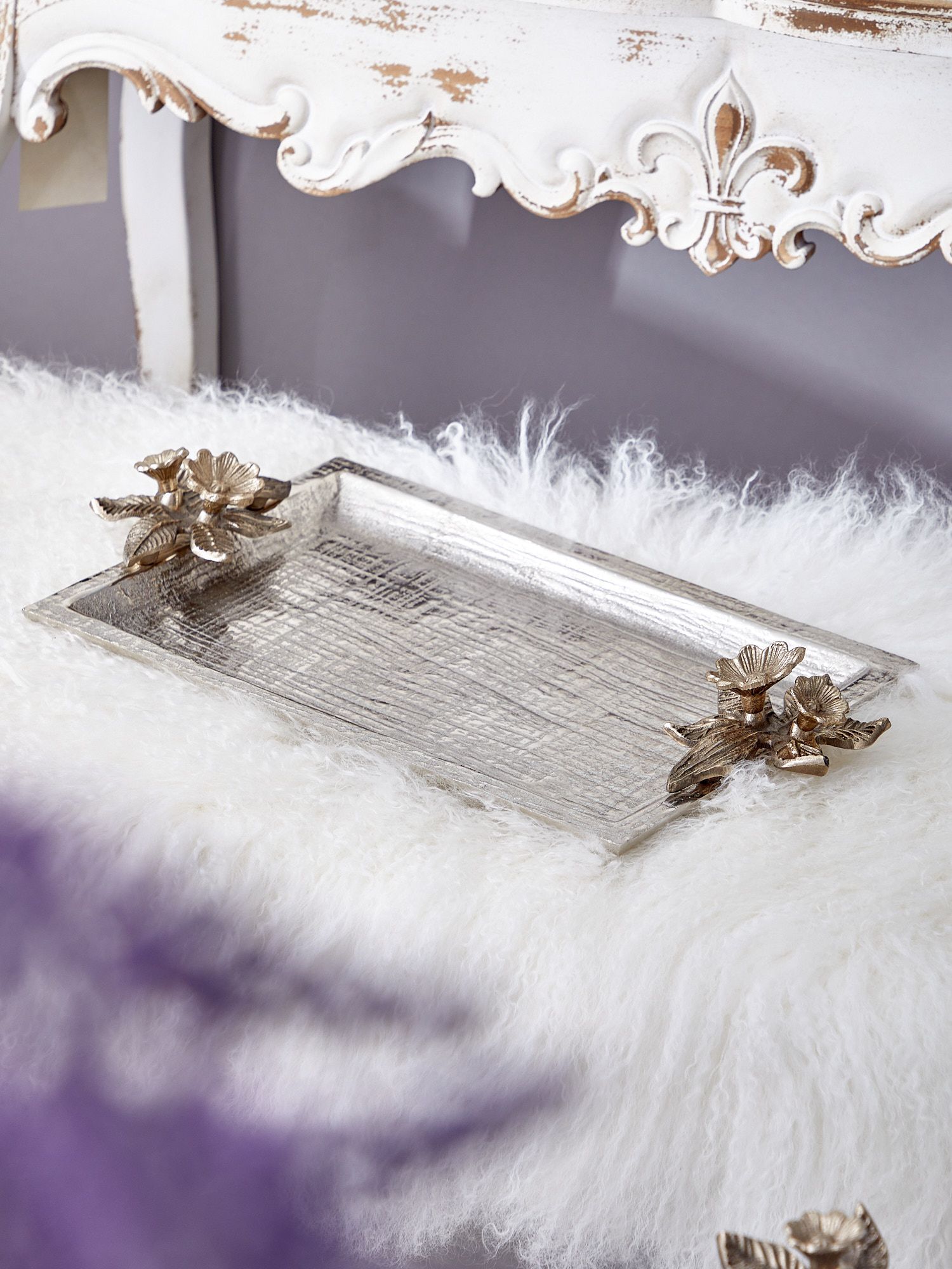 Поднос декоративный Флора Glasar D5573