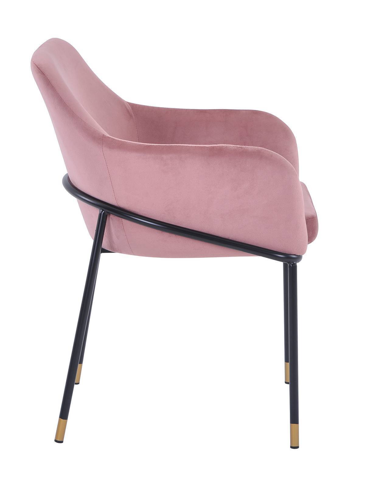 Стул Сандра велюр пыльно-розовый Stool Group