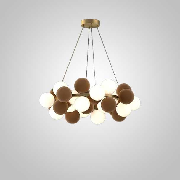 Кольцевые люстры и светильники LATTE D80 Coffee by ImperiumLoft