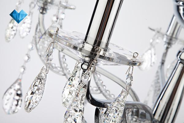 Подвесная люстра Eurosvet 10047/5 хром/прозрачный хрусталь Strotskis