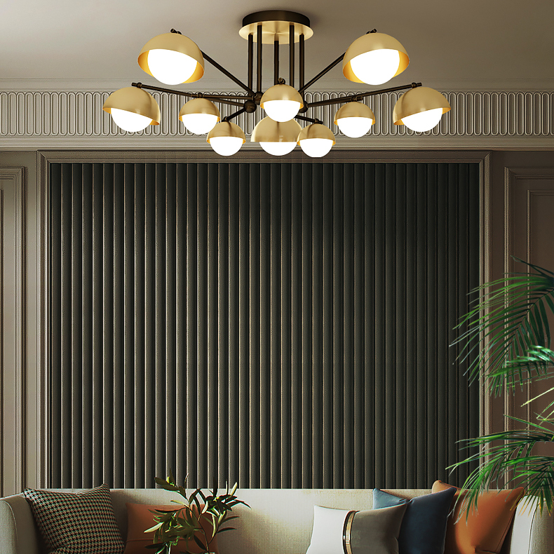 Потолочная люстра FABIANA L10 Brass by ImperiumLoft