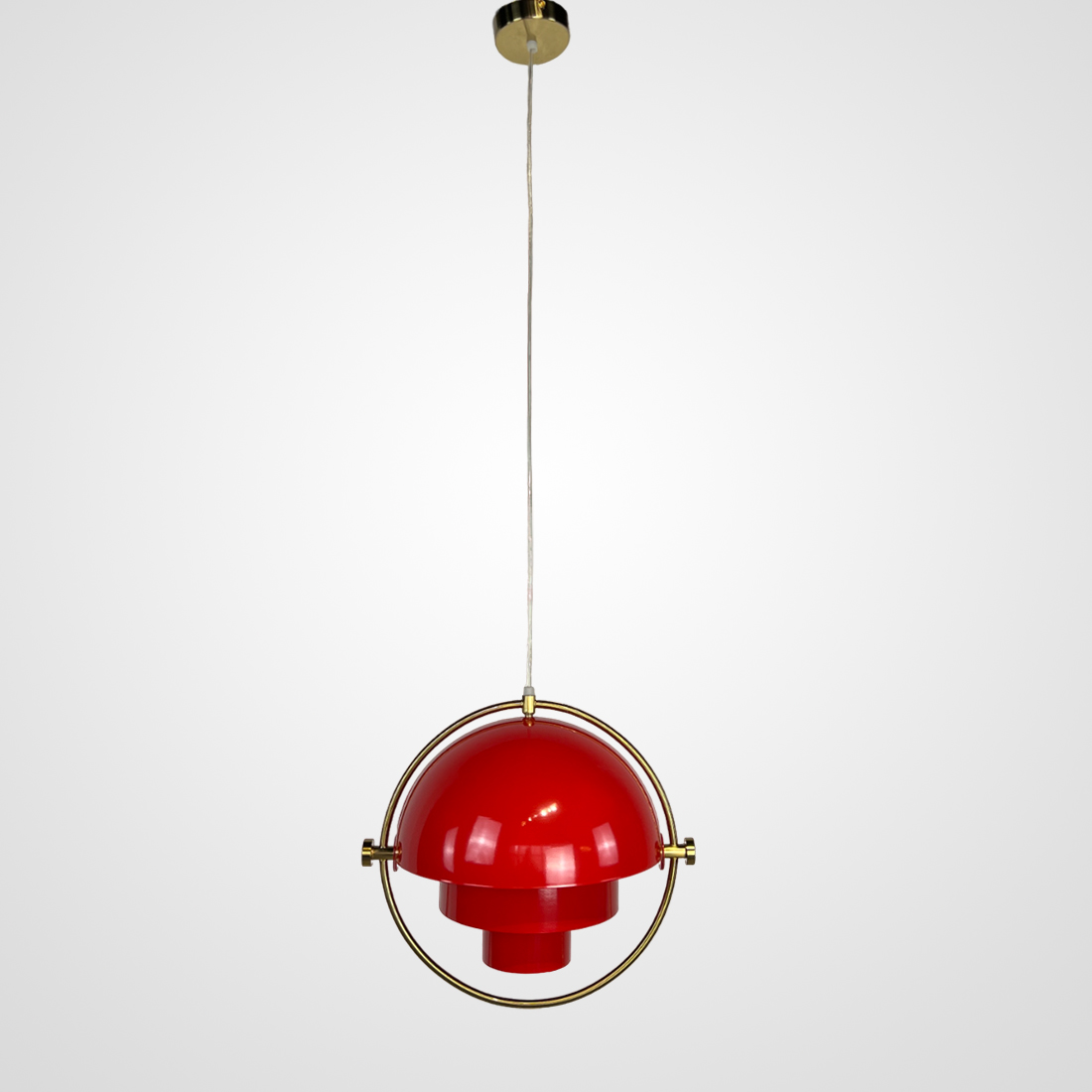 Люстра Louis Weisdorff Gubi Multi-Lite Pendant Red By Imperiumloft