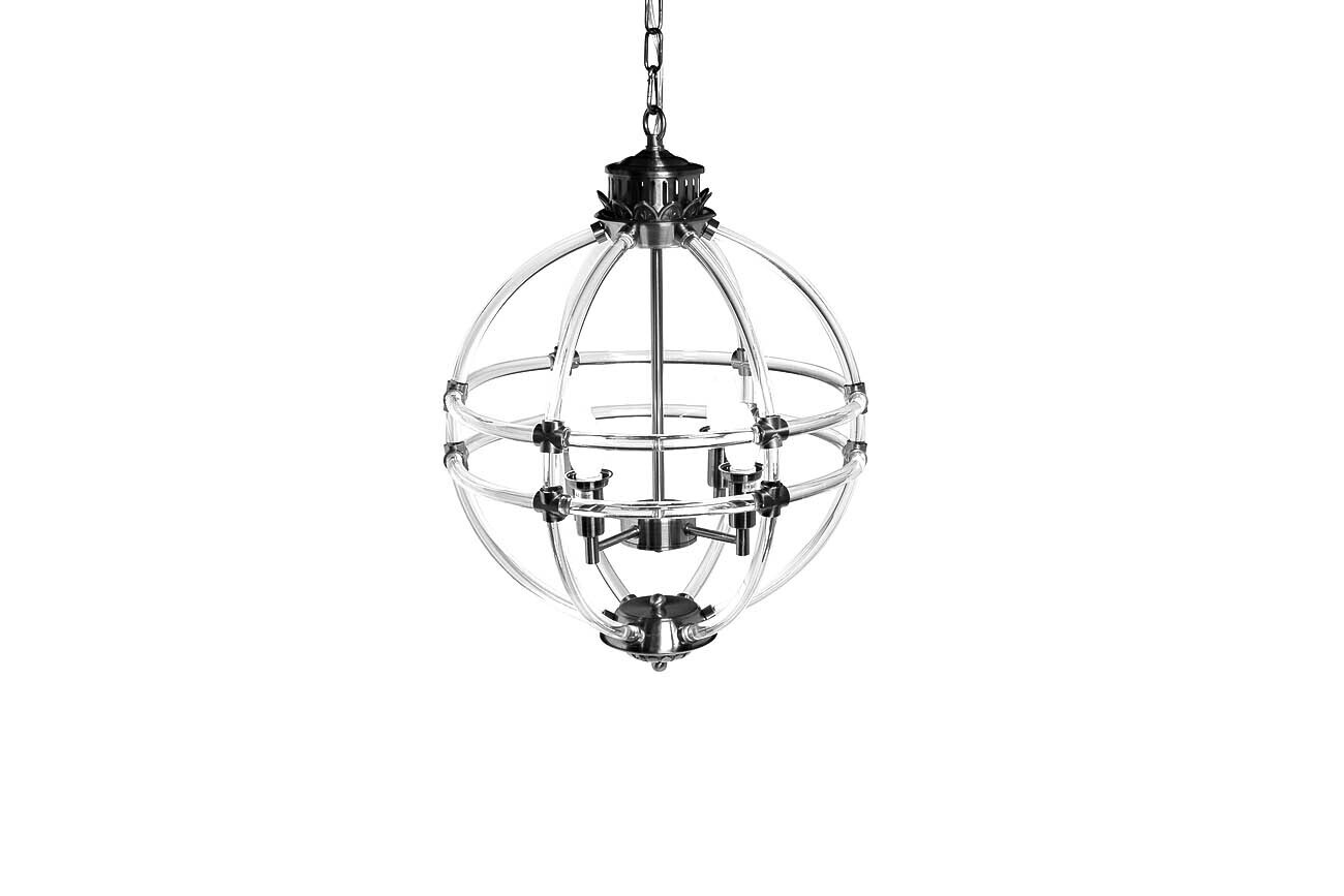 Светильник подвесной винтажный (хром) Garda Decor K2MP-766P-4