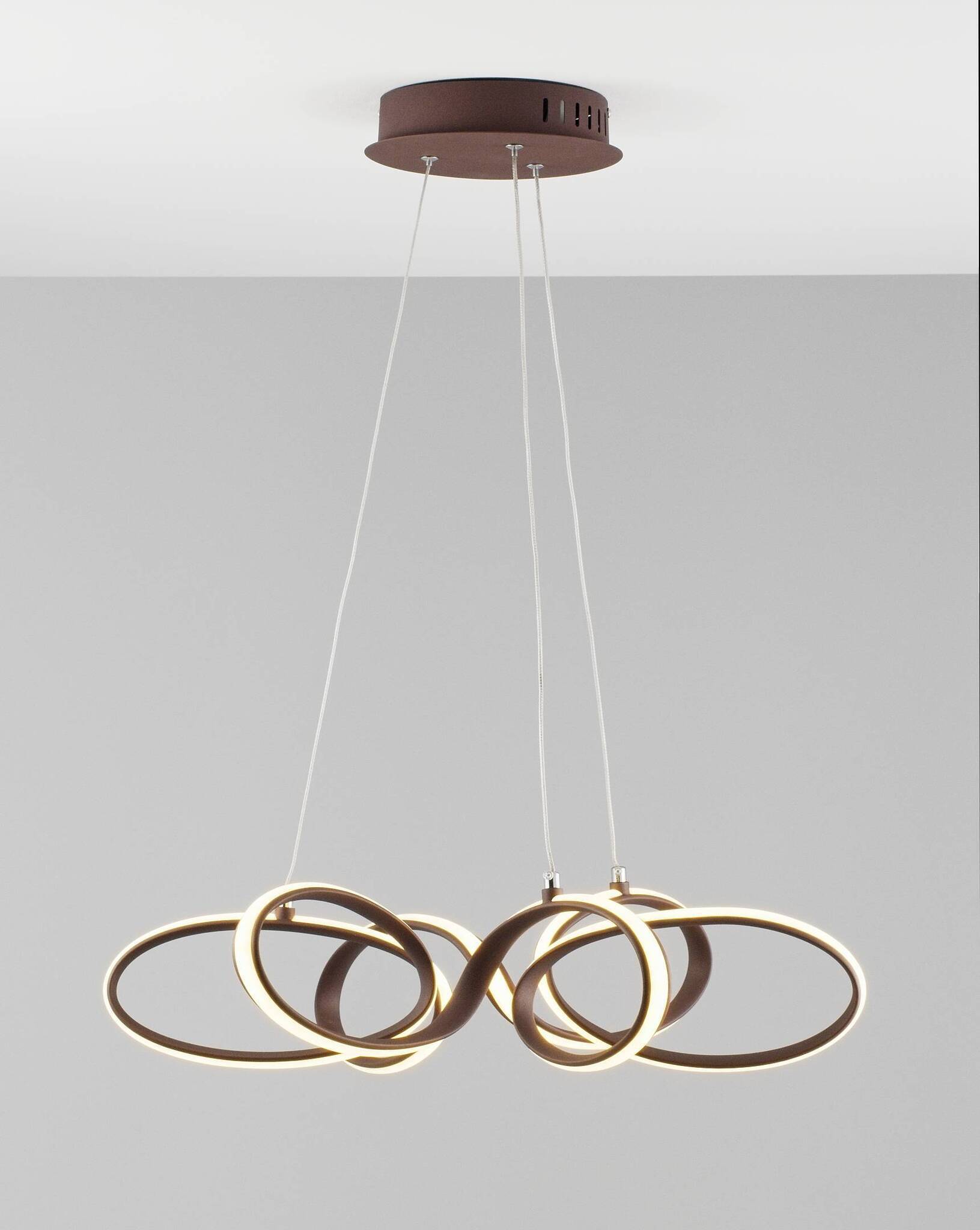 Светодиодная подвесная люстра с пультом Moderli V2783-PL Ello LED 140W