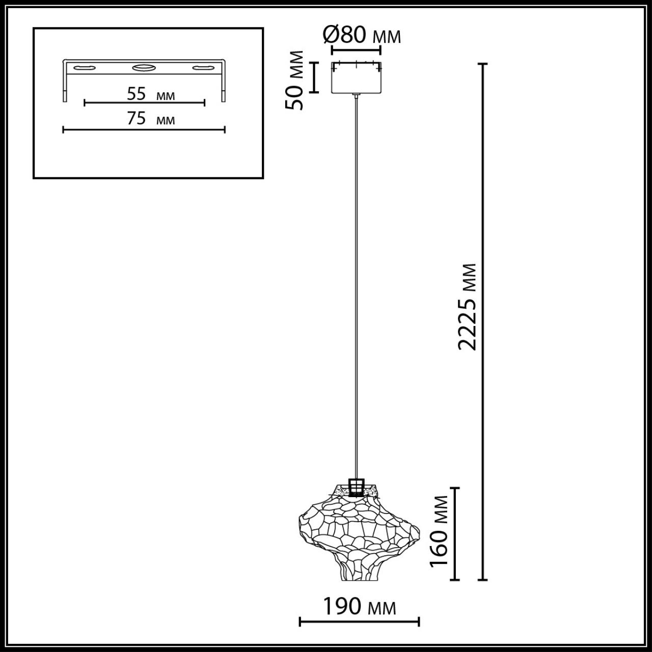 Подвес Odeon Light 5107/3L