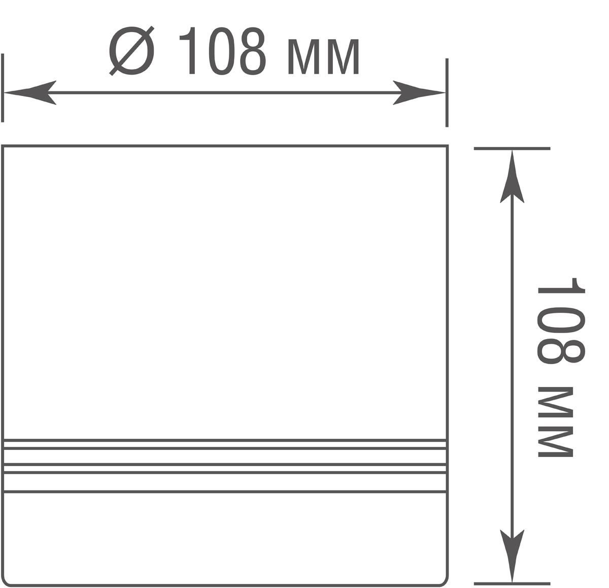 Накладной светодиодный светильник Donolux DL18483R15W1W