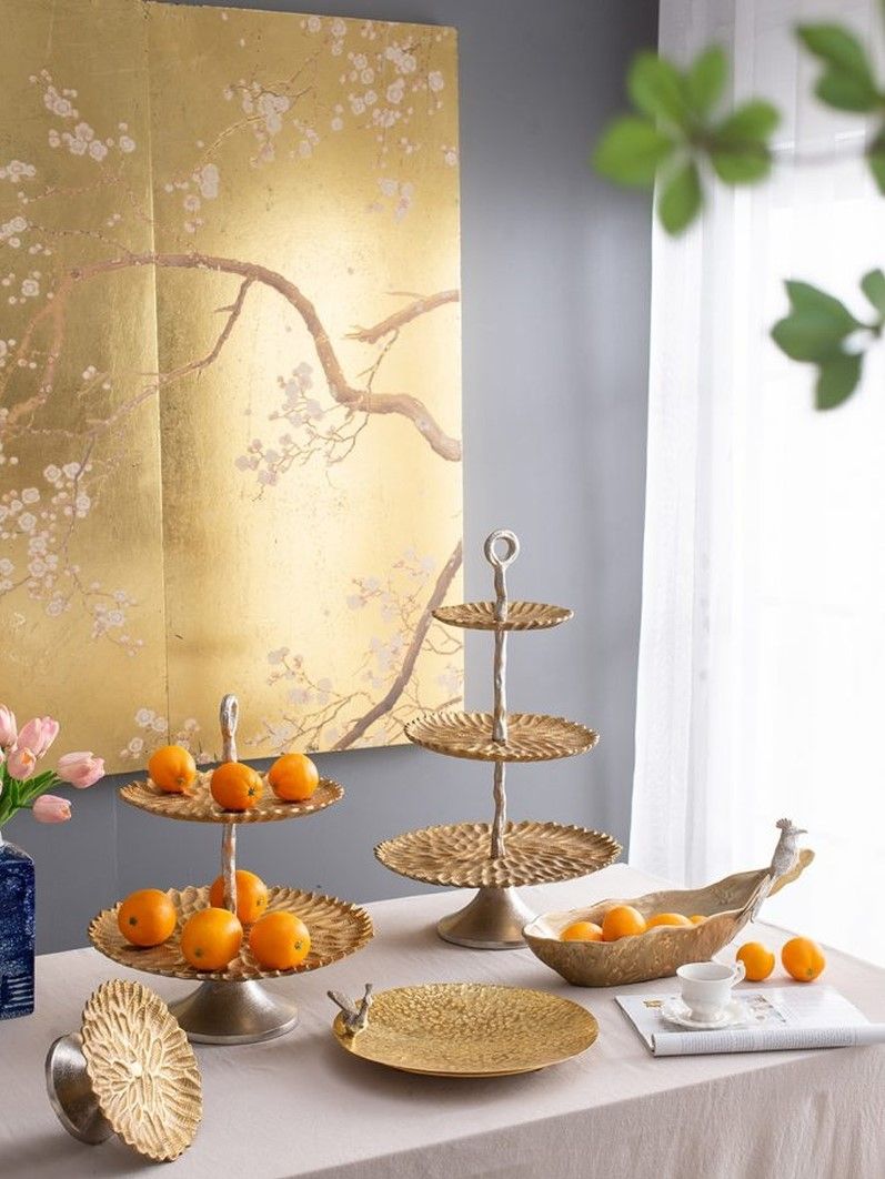 Блюдо сервировочное двухъярусное Glasar 83768