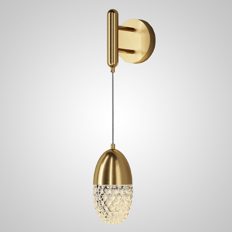 Настенный светильник GRAPE WALL Brass by ImperiumLoft