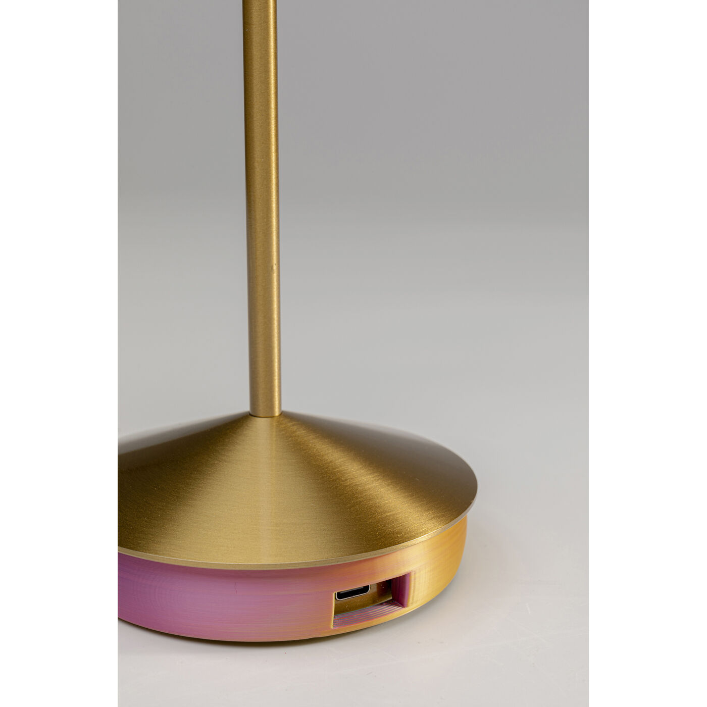 Светильник настольный Swirl gold sunrise KARE 57646
