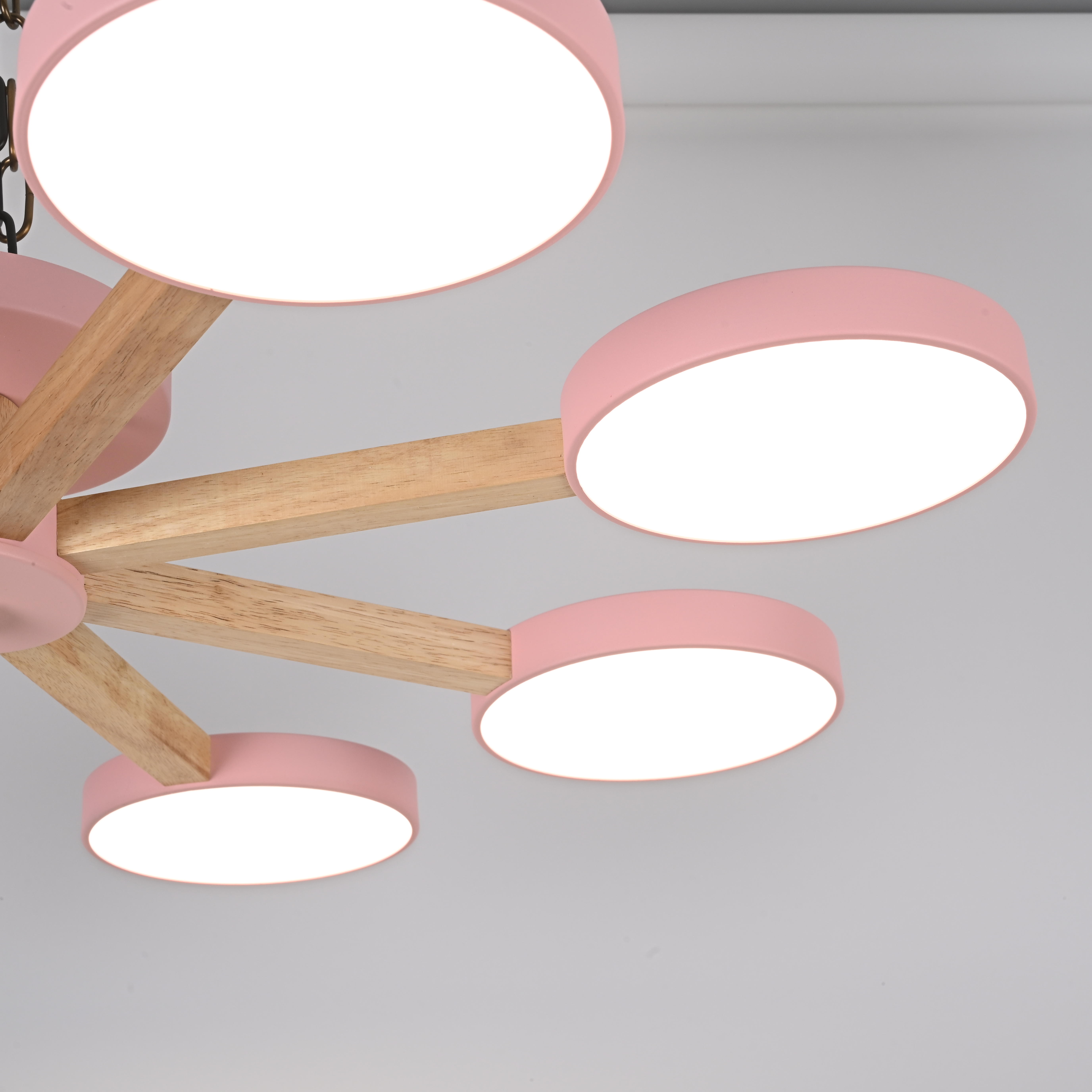 Потолочная люстра TURNA 8 Pink by ImperiumLoft