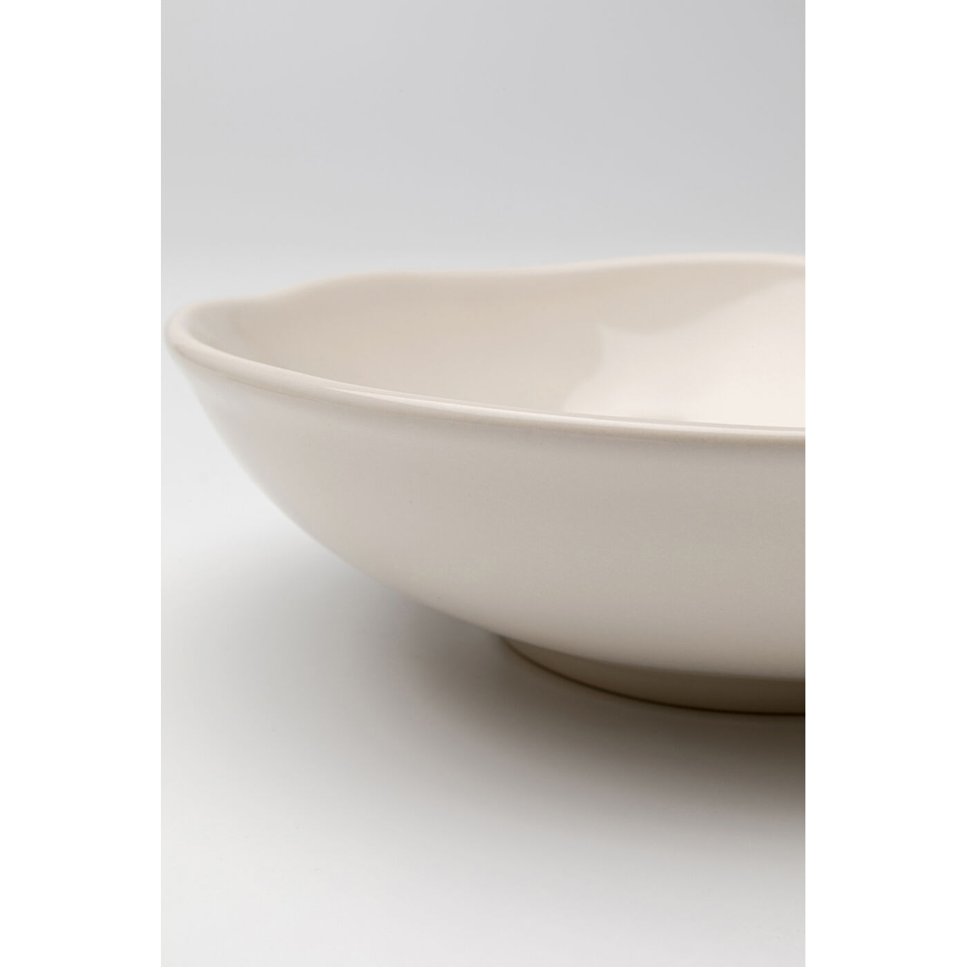 Тарелка Deep Organic Cream Ø22cm KARE 58175