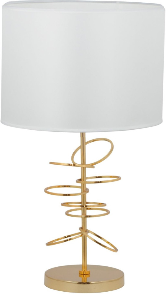 Интерьерная настольная лампа Lumina Deco LDT 5530 F.GD+WT