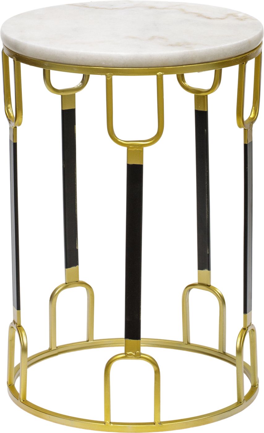 Столик интерьерный с белым мрамором Glasar 54-141