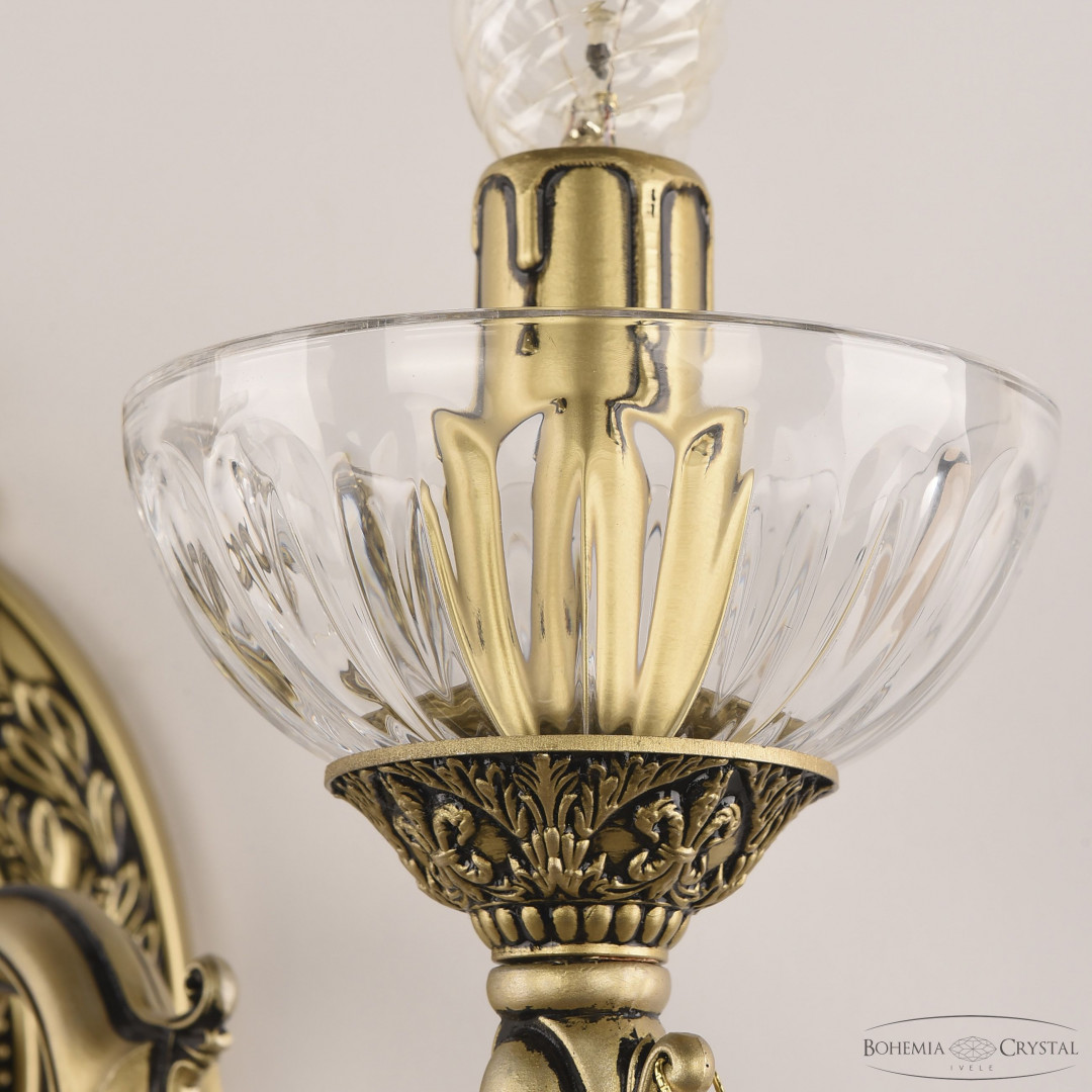 Бра хрустальные AL7801B10/2/175 B AGB P Clear/M-1H Bohemia Ivele Crystal