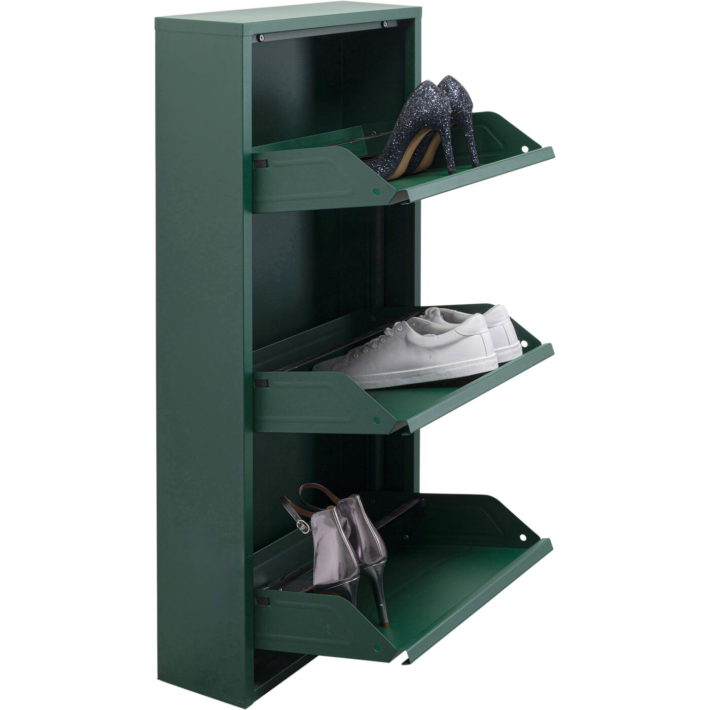 Обувница Caruso 3 Green (MO) KARE 88013