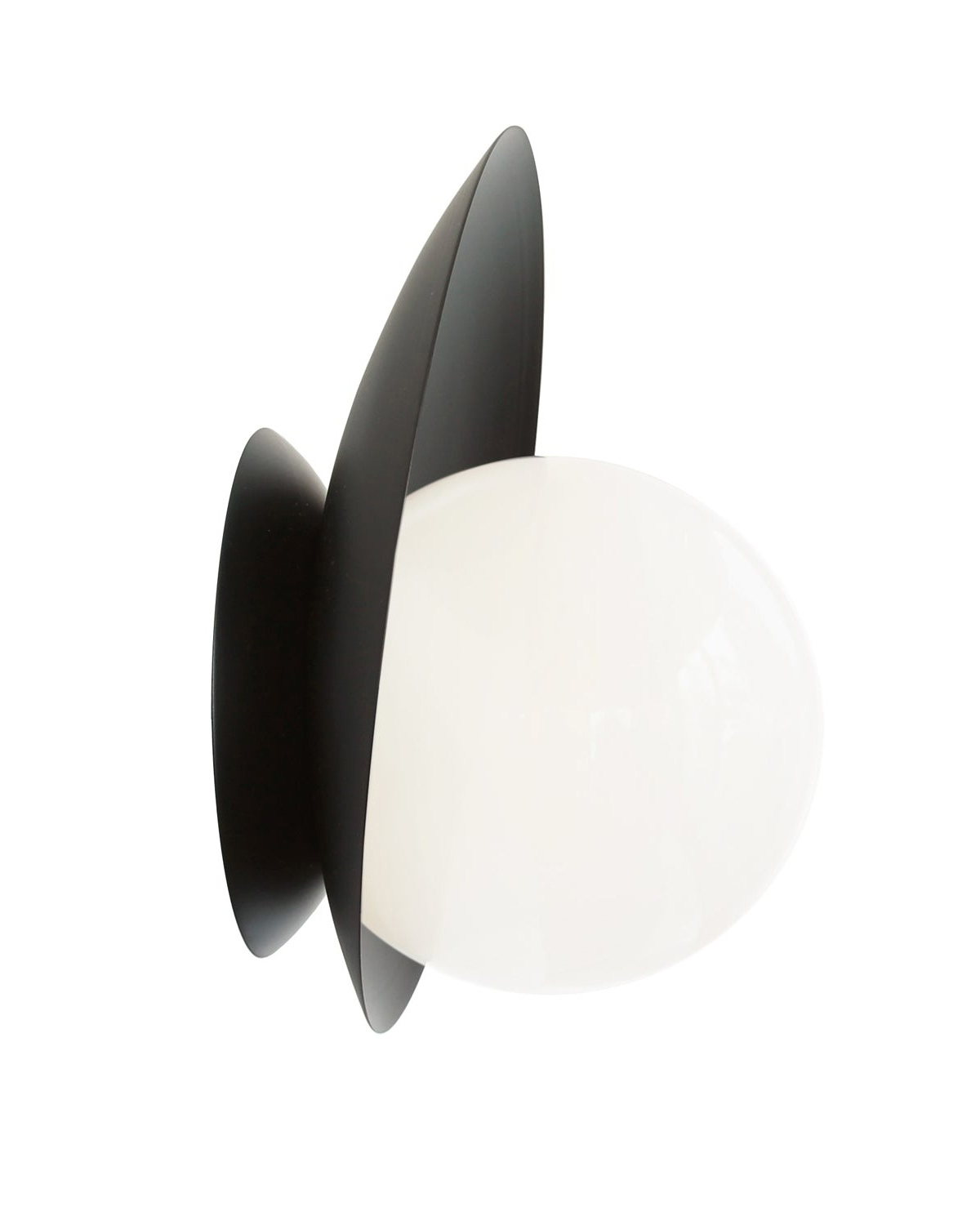 Чёрный настенный светильник Тео Louvre Home LHLSC370324SWL