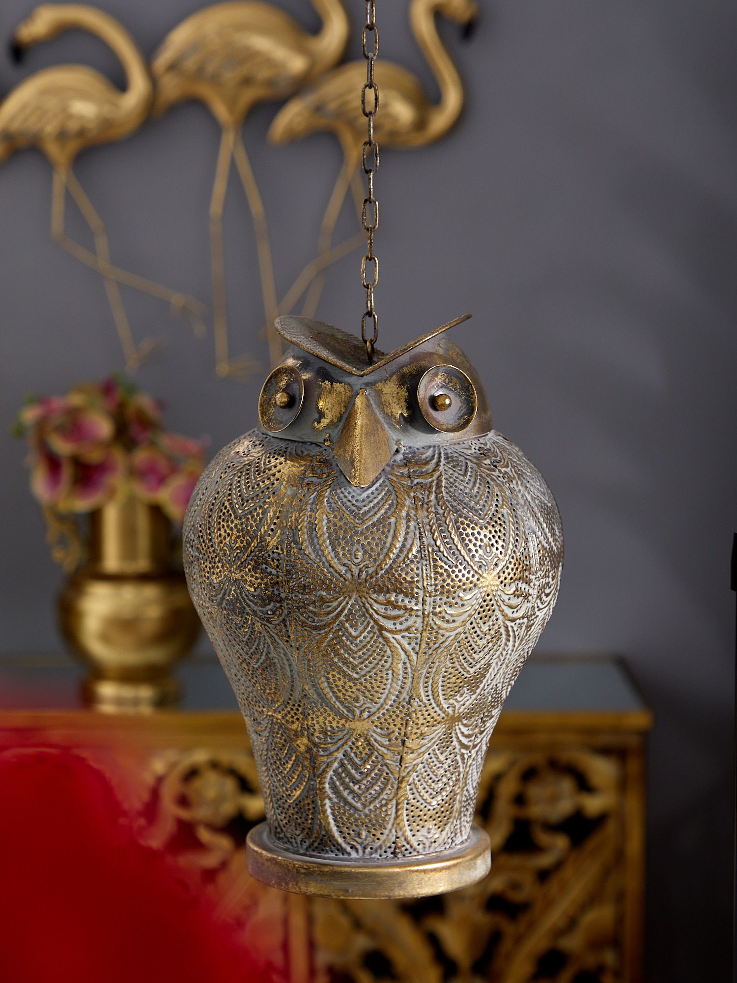 Подсвечник подвесной Сова Glasar 57-423