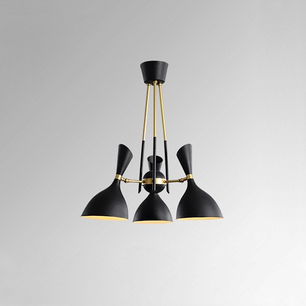 Подвесная люстра TRUMPET D52 Black by ImperiumLoft