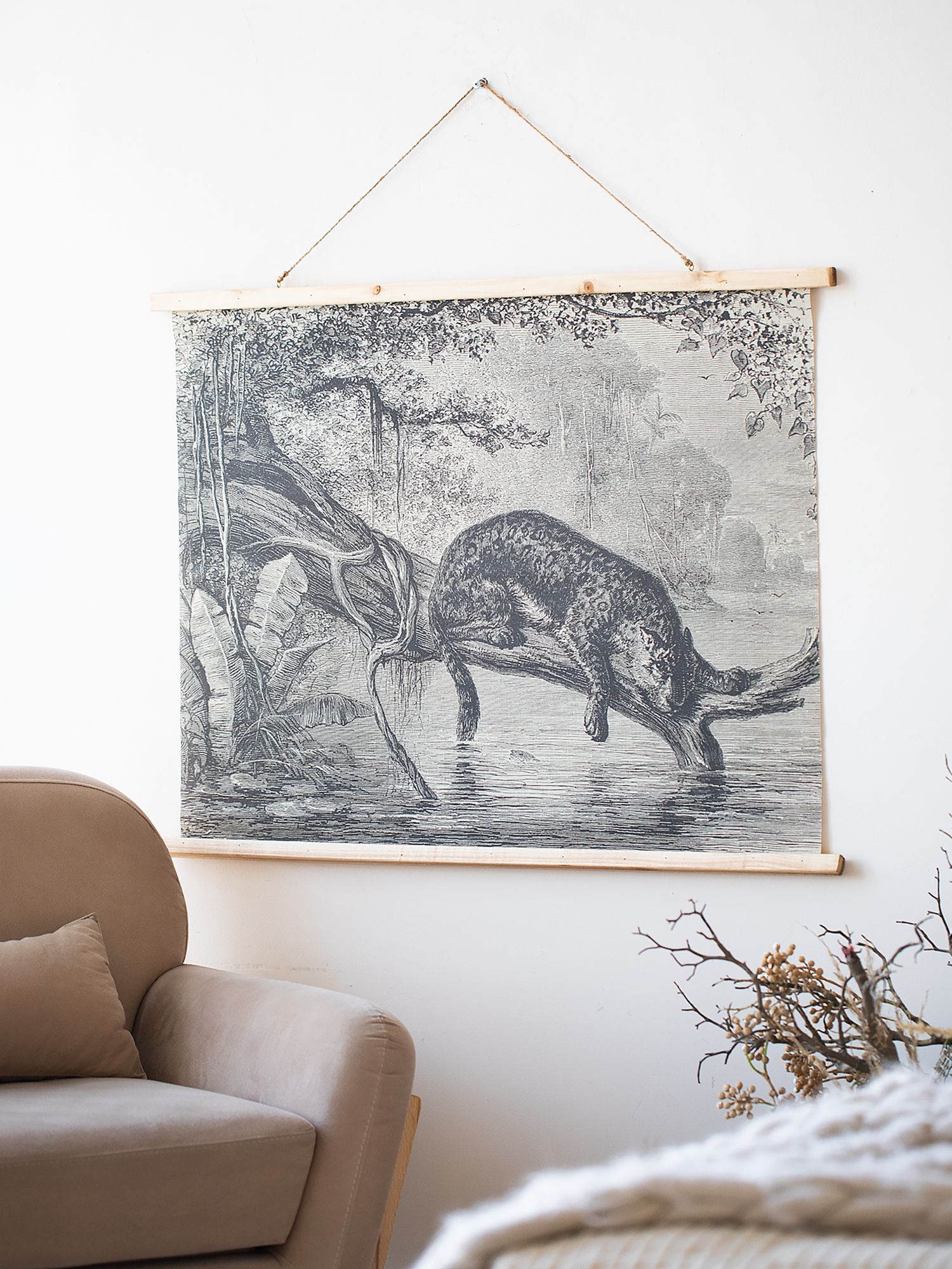 Картина подвесная "Леопард" Glasar 49-275