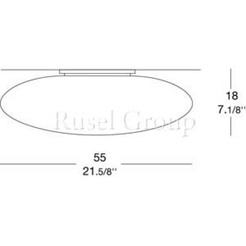 Настенно-потолочный светильник Leucos FELIX  P-PL55  (MURANO DUE)