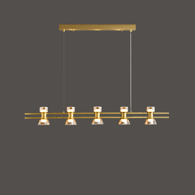 Подвесной светильник BLASIUS LONG L102,5 Brass by ImperiumLoft