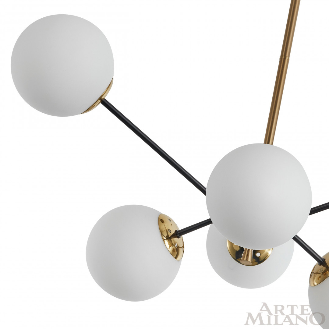 Люстра 279808/6 BK/GD Arte Milano