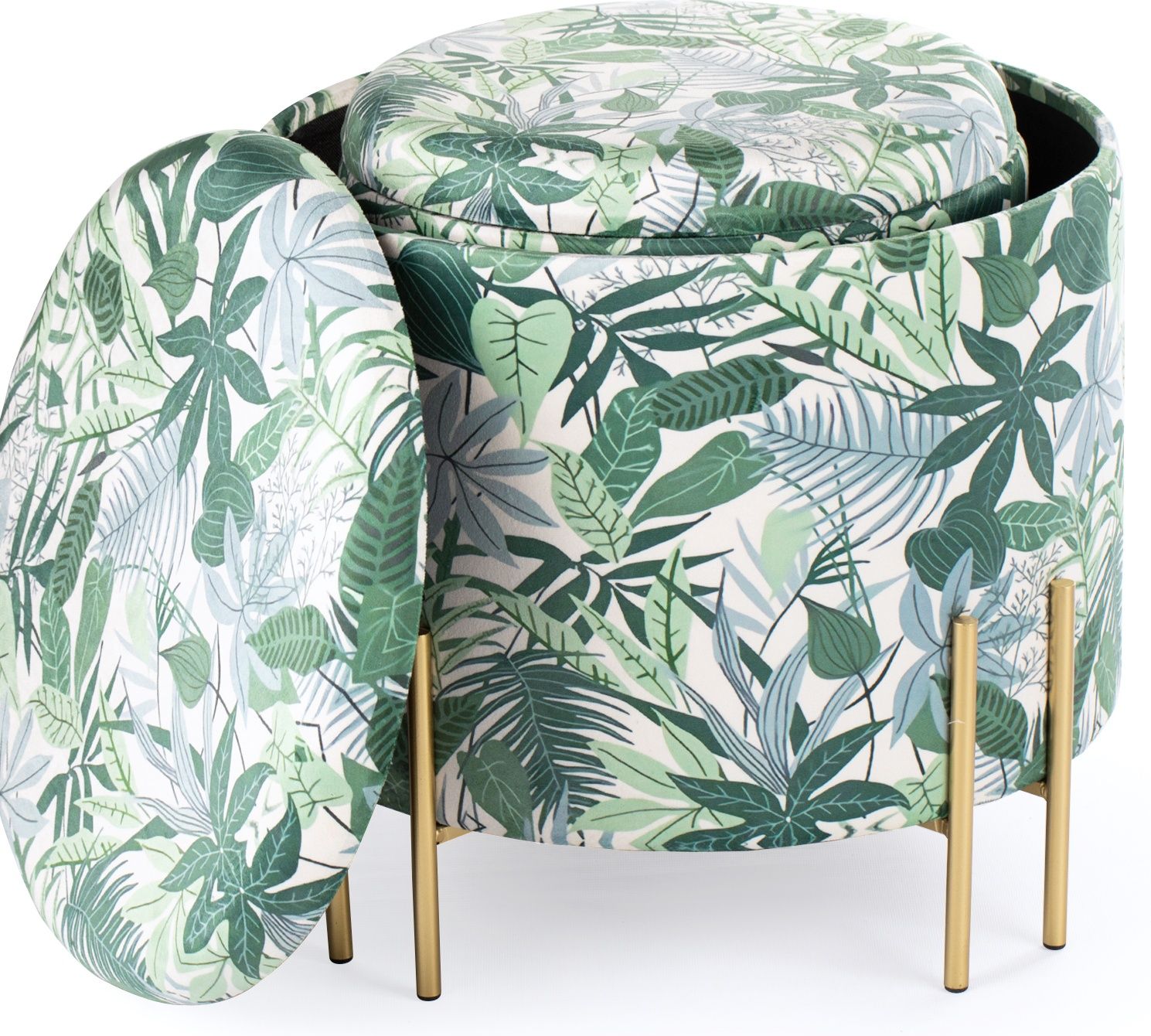 Пуф с крышкой Glasar 49-238M