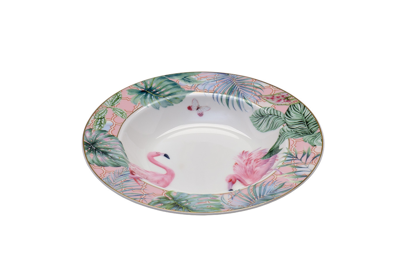 Тарелка суповая "Botanika" 22 см Garda Decor 26FC-TARSP-BOTANIKA-22