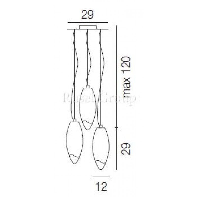 Подвесной светильник Vistosi BACO SP 3