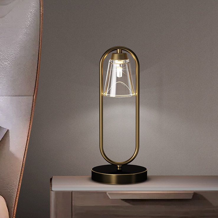Настольная лампа ADRIELL TAB Black Bronze by ImperiumLoft