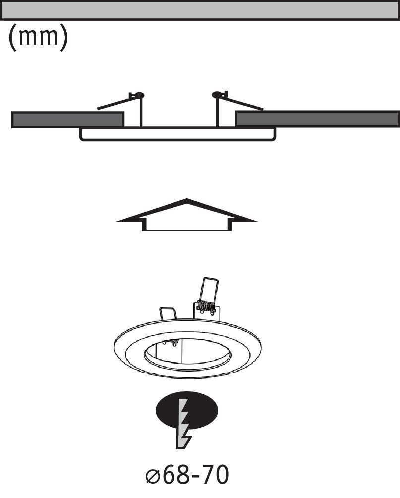 Встраиваемый светильник Paulmann 92499