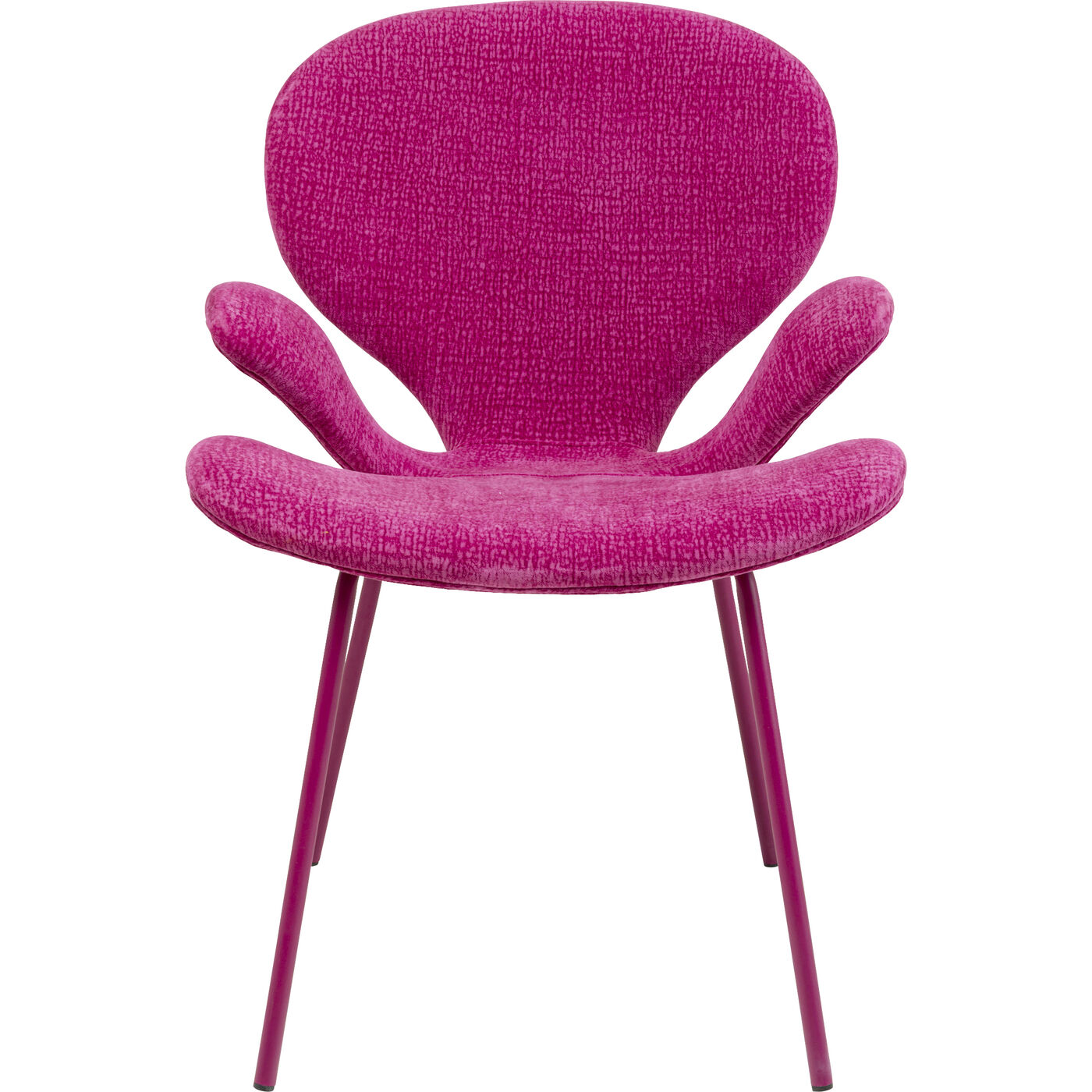 Стул с подлокотниками Soft Petal Pink Mono KARE 71246