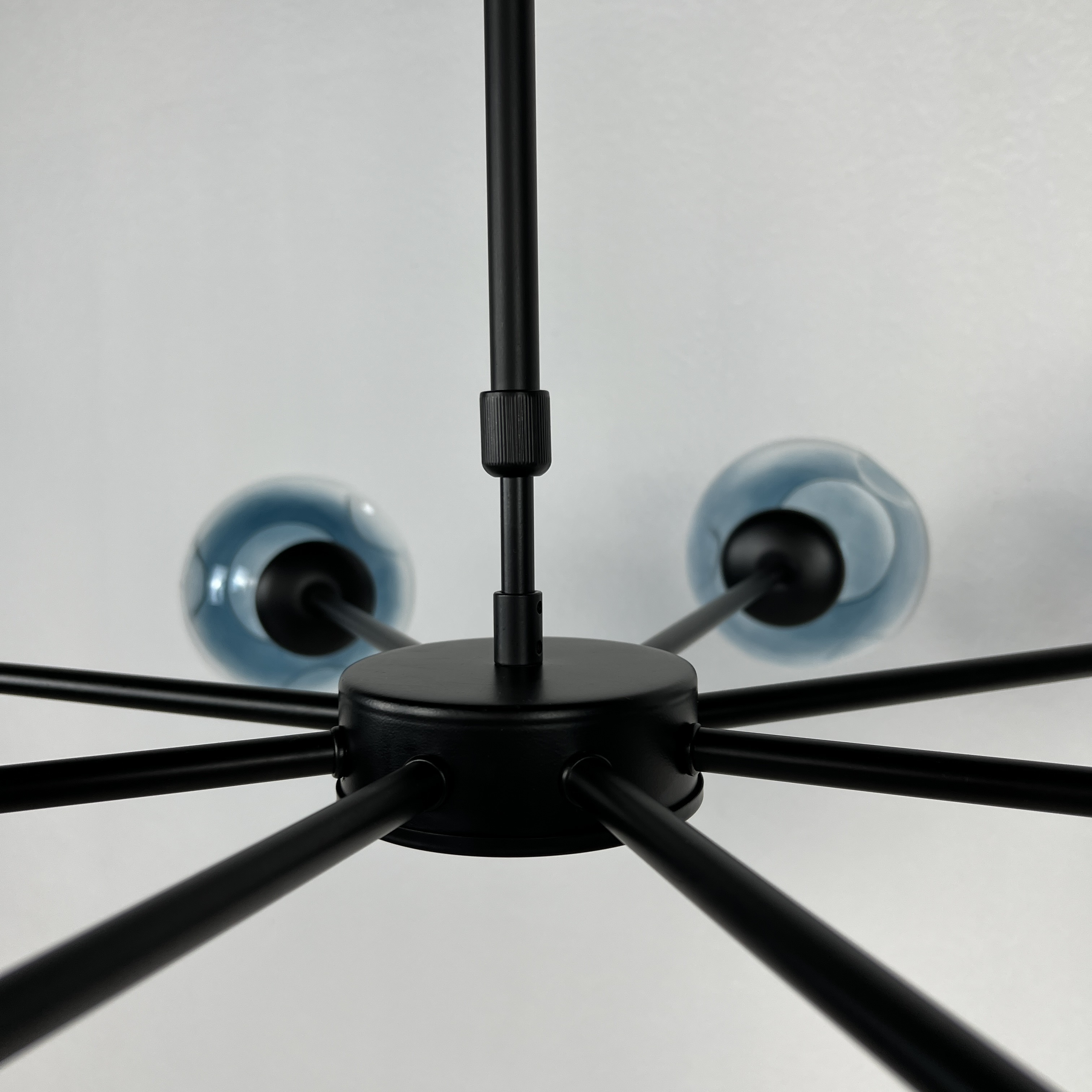 Люстра на штанге MARINE B 8 Black/Blue by ImperiumLoft