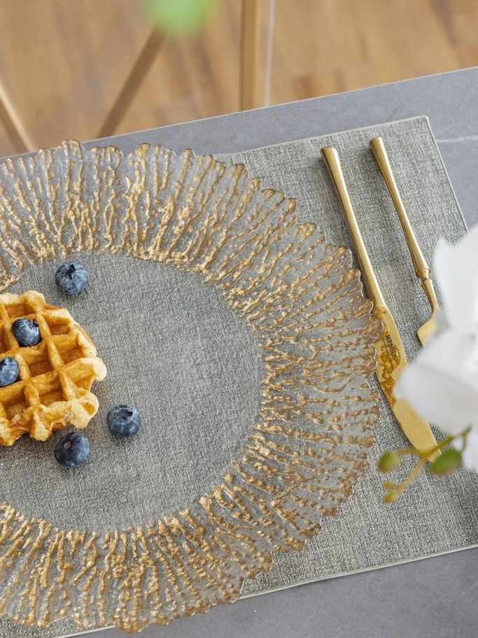 Тарелка декоративная Glasar 75840-GOLD