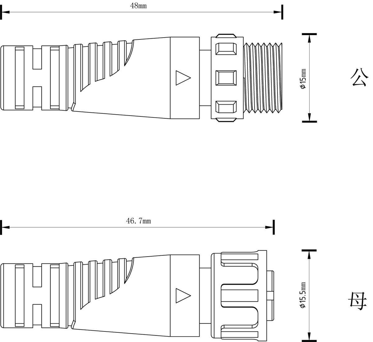 Заглушка  для герметизации разъема последнего св-ка   цепи Donolux CAP DL20524