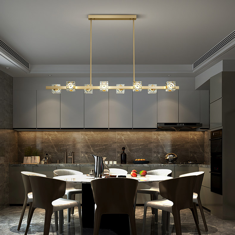 Потолочный светильник MICHAL LONG L8 Brass by ImperiumLoft