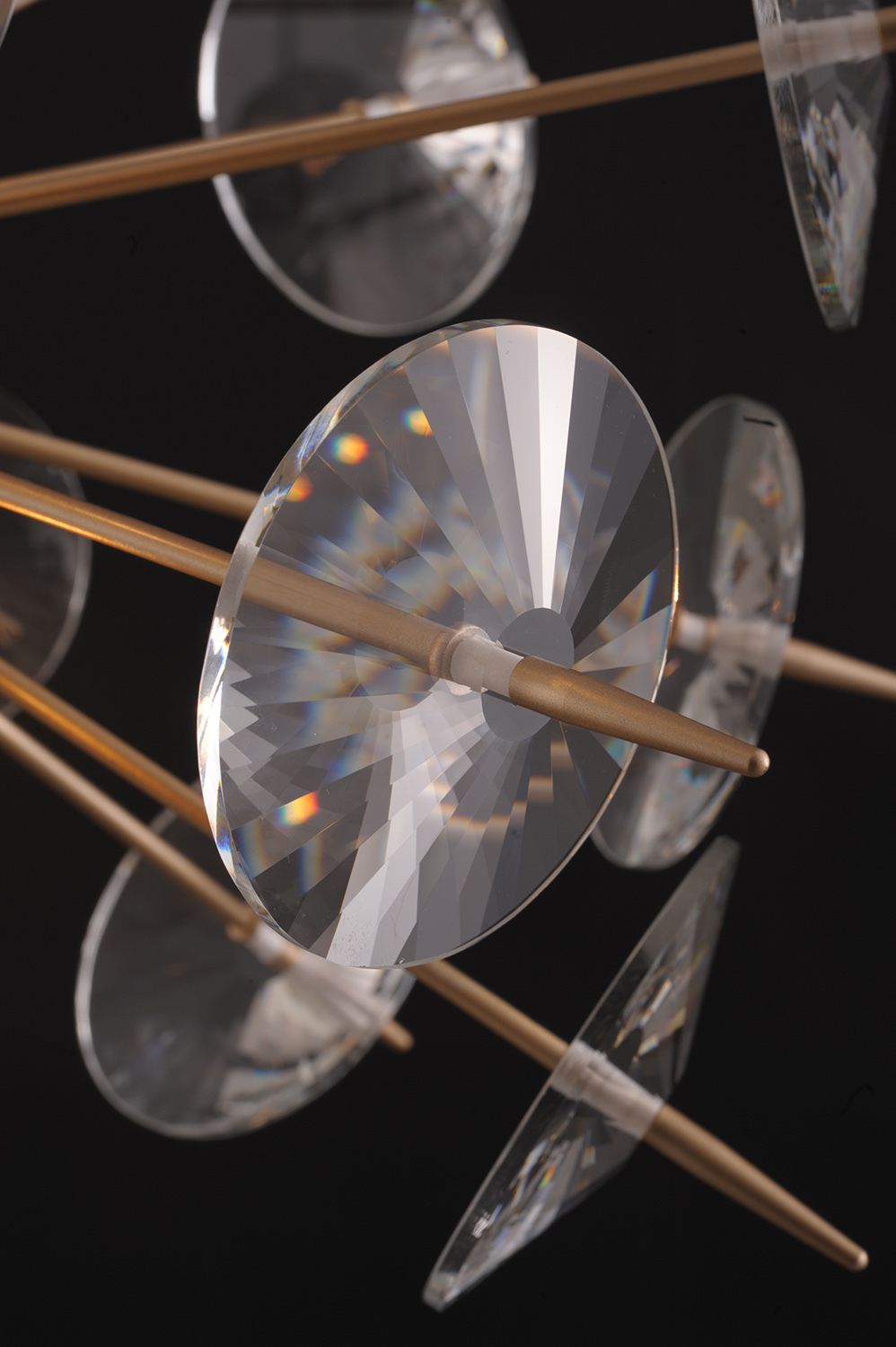 Люстра Delight Collection Sputnik 6D gold