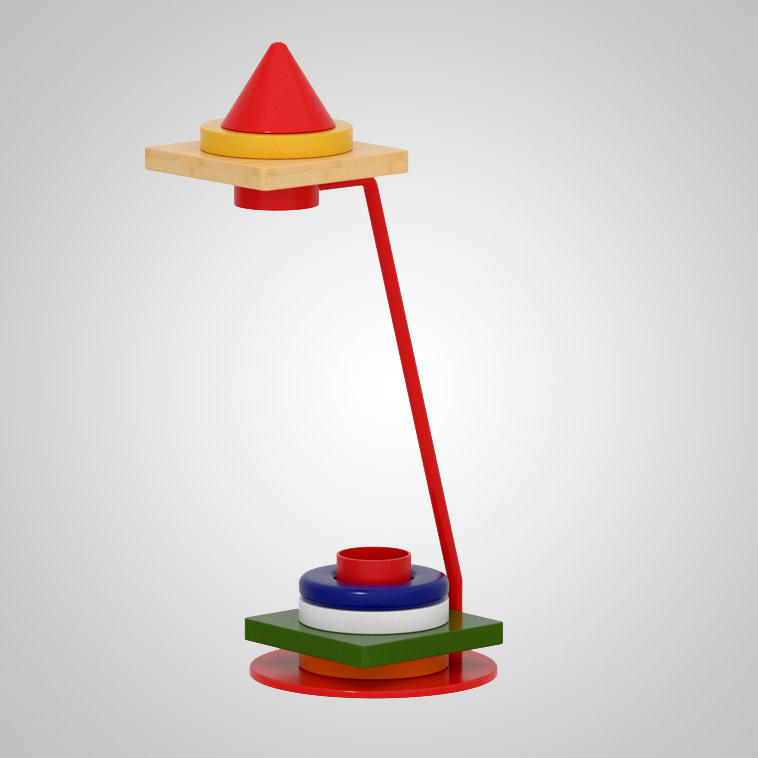 Настольная лампа KIRKE Multicolor Конус by ImperiumLoft