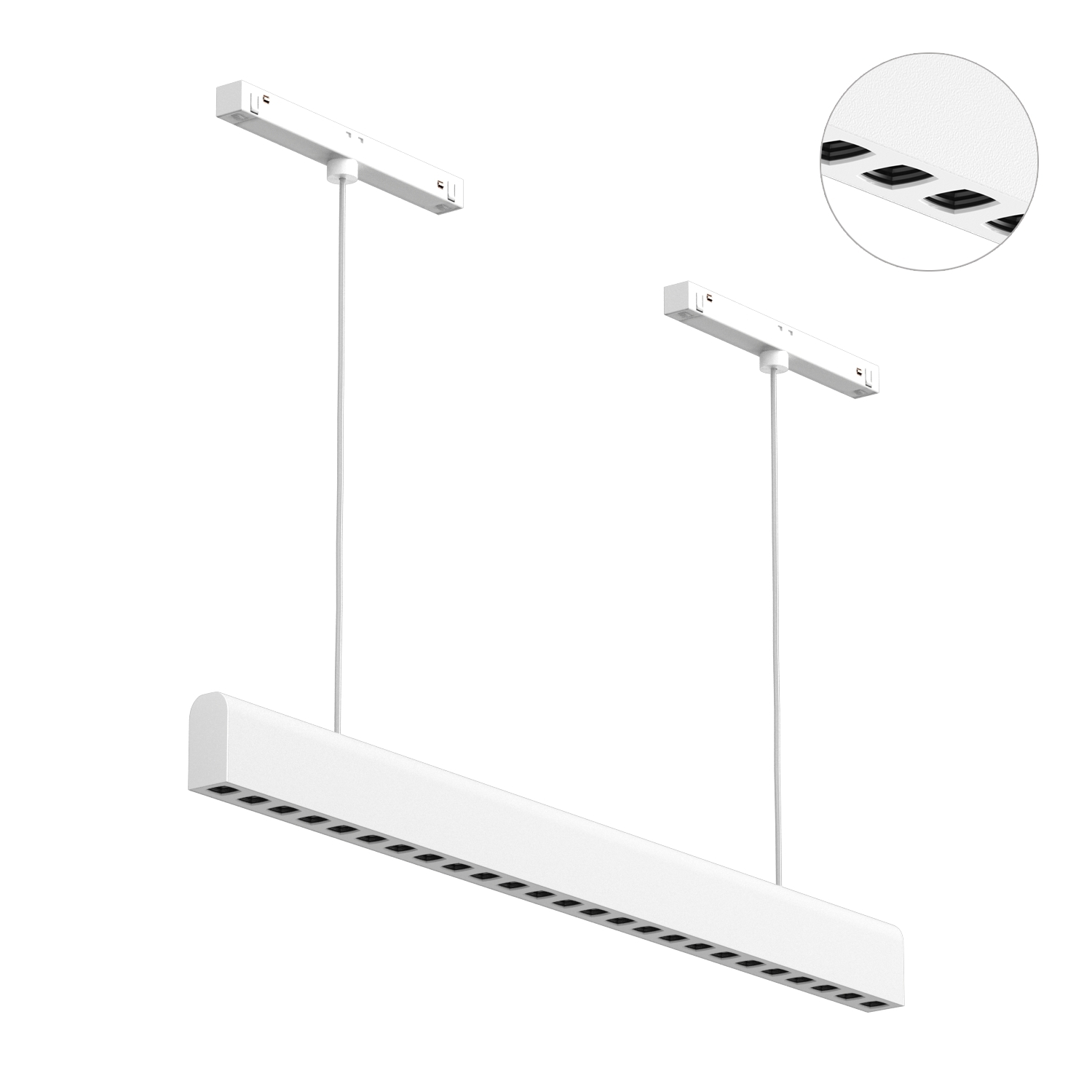 Светодиодный светильник для магнитной системы Ledron Sagi Style T 585 White-Black 3000K