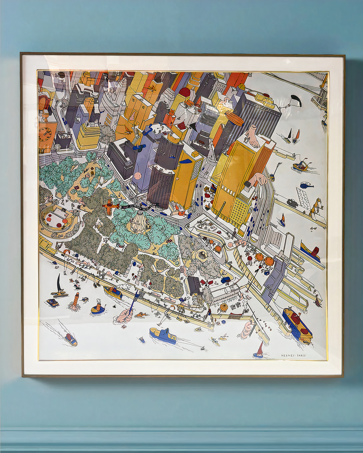 Интерьерное жикле Бэттери-парк Louvre Home DZ24042202