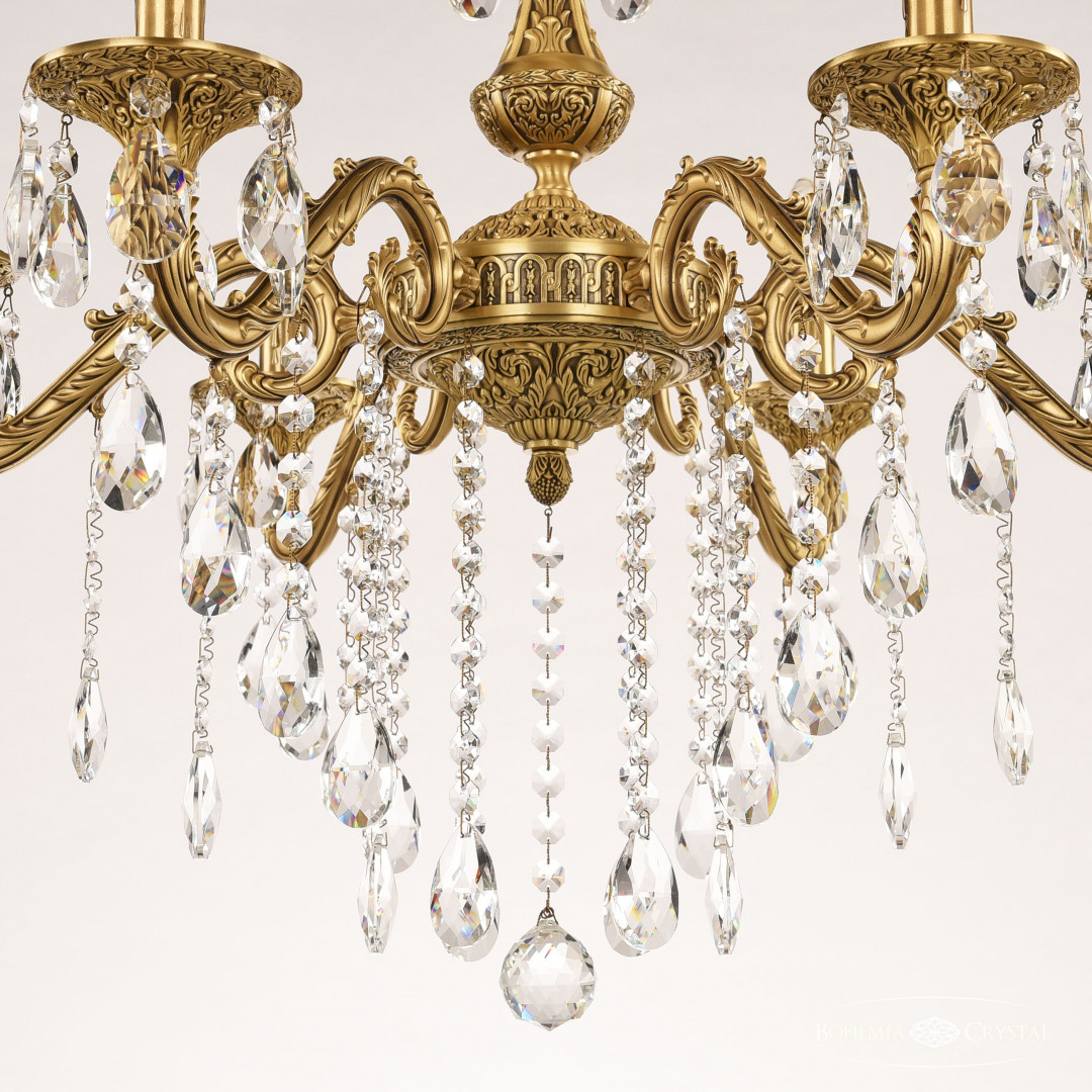 Люстра бронзовая с хрусталём 71102/6/210 B FP