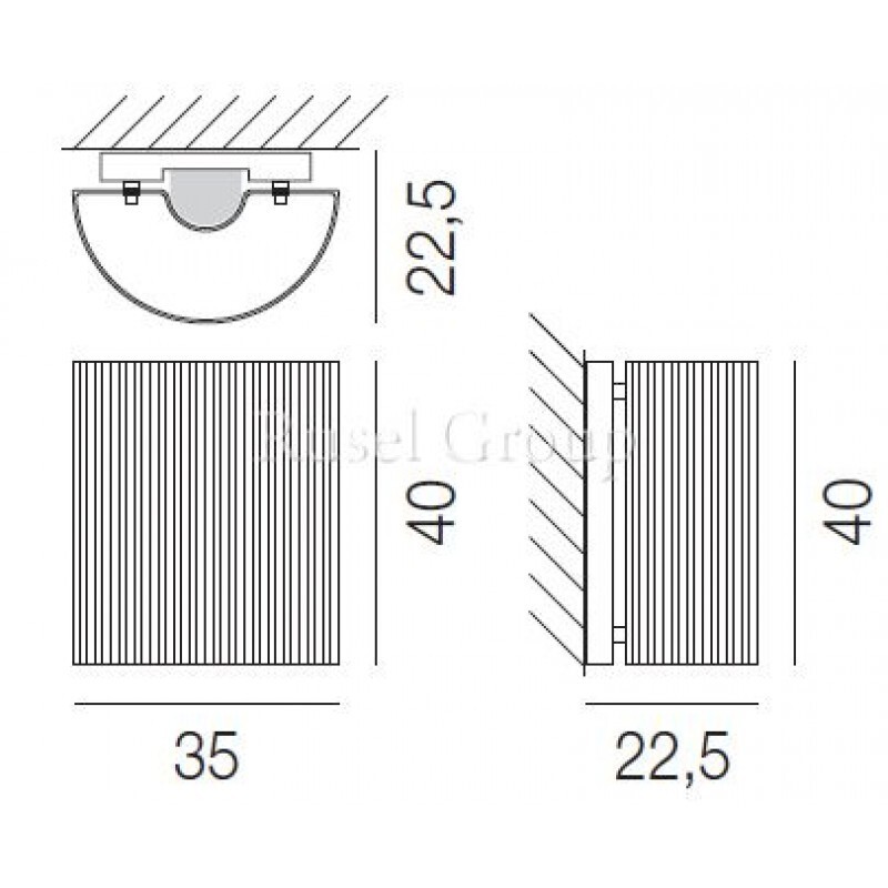 Потолочный светильник Vistosi CHIMERA_09 PP G