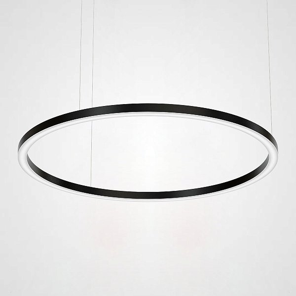 Люстра Light Ring Horizontal D150 Черный by ImperiumLoft